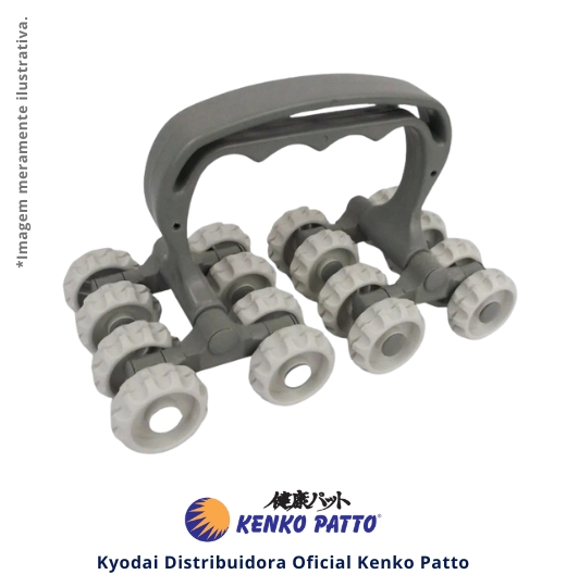 Massageador Manual Roller Wave Photon Íon