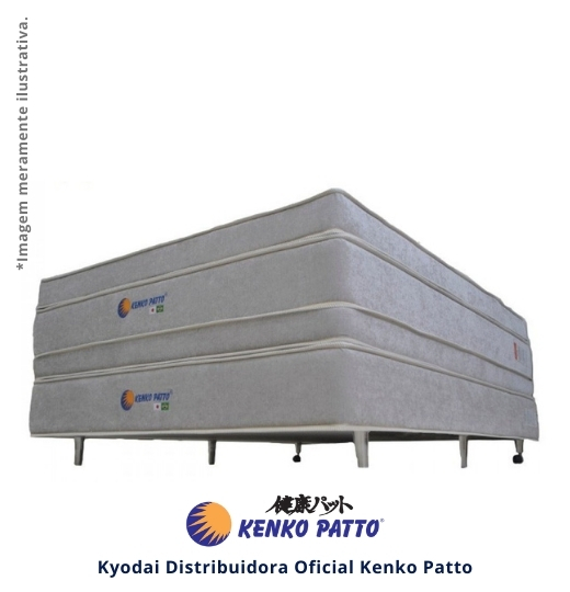 Colchão Magnético Kenko Patto Tradicional Ptop Duplo Íon | 2